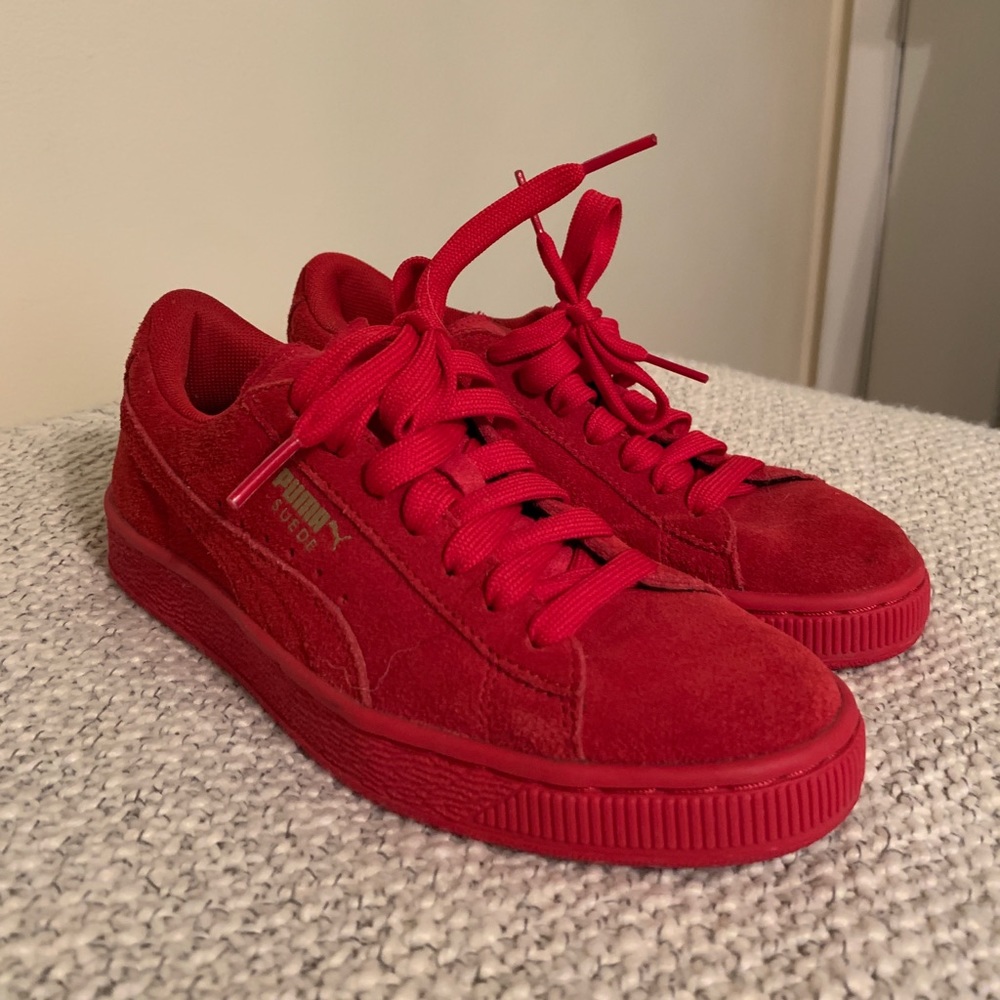 💛 Red puma sneakers • Sz 6